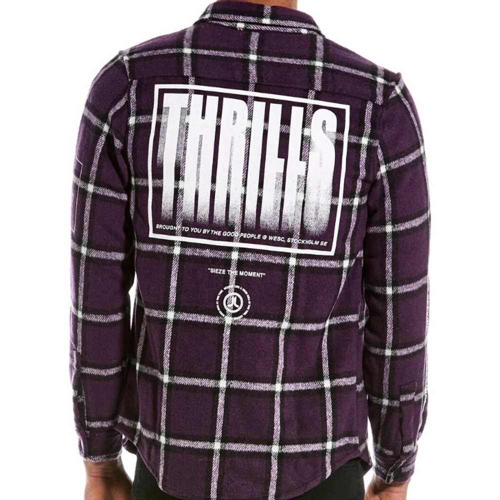 WeSC Oden Thrills Fleece Shirt Jacket Shacket
